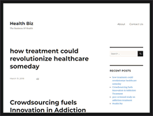 Tablet Screenshot of healthbizdecoded.com